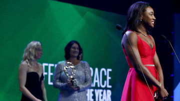 Stars Appear at Swimming's Golden Goggle Awards