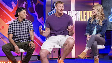 Rob Gronkowski Talks Crashletes, Spikes, and Gronkosauruses