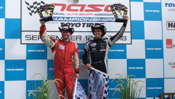 Driver Brett Westcott Wins Race In Borrowed Car