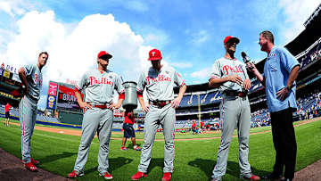 Four Phillies Pitch In on No-Hitter
