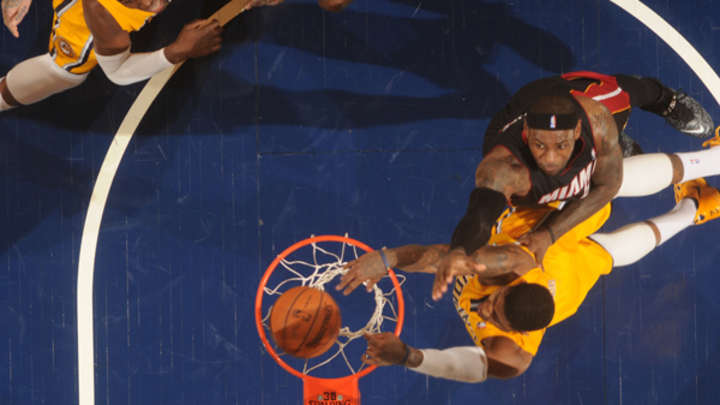 Paul George Posterizes LeBron James Paul George Posterizes LeBron James
