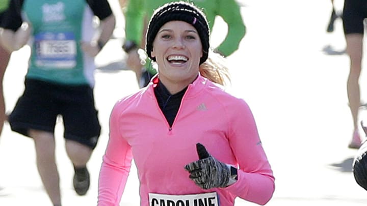 Caroline Wozniacki Hits the Pavement Caroline Wozniacki Hits the Pavement
