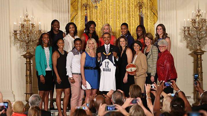 WNBA Champs Indiana Fever Honored at White House WNBA Champs Indiana Fever Honored at White House