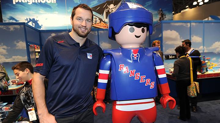 Rangers Star Rick Nash Talks Toys at Toy Fair Rangers Star Rick Nash Talks Toys at Toy Fair