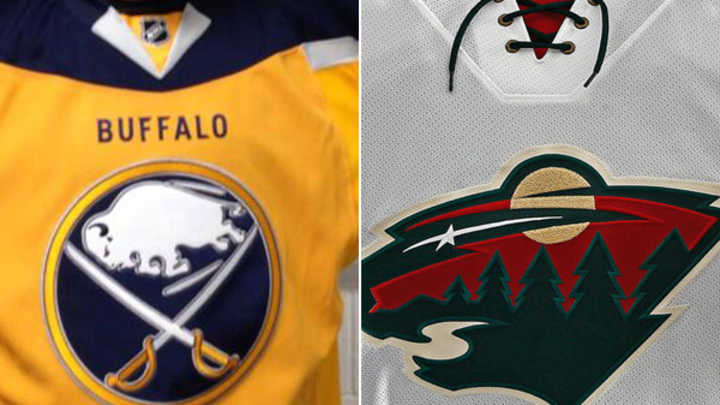 Sabres, Wild, and Sharks Unveil New Jerseys Sabres, Wild, and Sharks Unveil New Jerseys