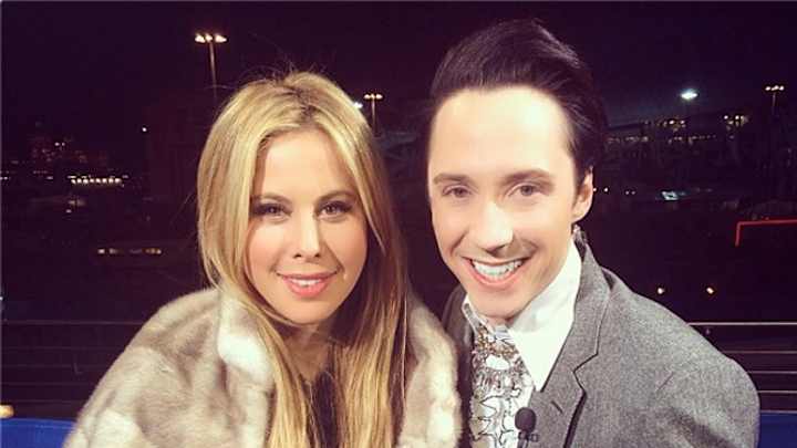 Sochi Stars Johnny Weir and Tara Lipinski Sochi Stars Johnny Weir and Tara Lipinski