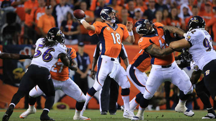 Peyton Manning Throws Seven Touchdowns, Destroys Ravens Peyton Manning Throws Seven Touchdowns, Destroys Ravens