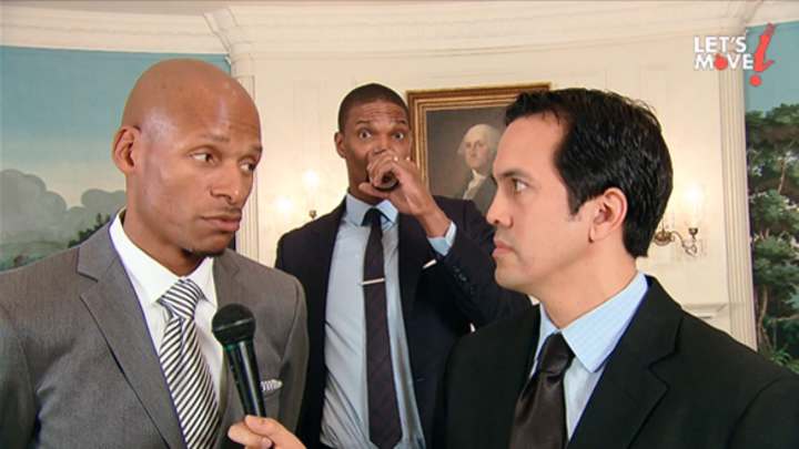 Fun with the Miami Heat at the White House Fun with the Miami Heat at the White House