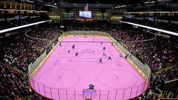 Toledo Walleye Promote Breast Cancer Awareness with Pink Rink Toledo Walleye Promote Breast Cancer Awareness with Pink Rink