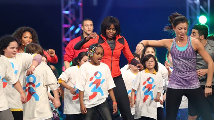 First Lady Gets Kids Moving First Lady Gets Kids Moving