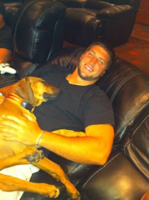 Athletes and Their Dogs - 1 - Tim Tebow
