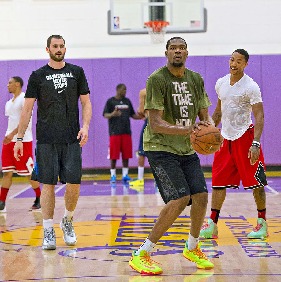 Kevin durant derrick rose hot sale