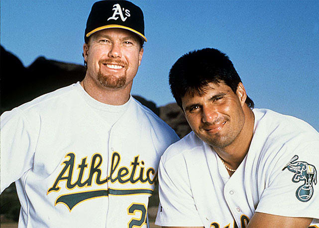 ■MLB Mark McGwire Jose Canseco Athletics OAKLAND ATHLETICS Mark McGwire Jose Canseco 5 x 7