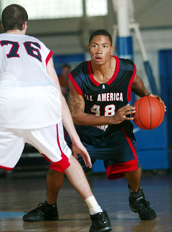 Derrick rose high school clearance