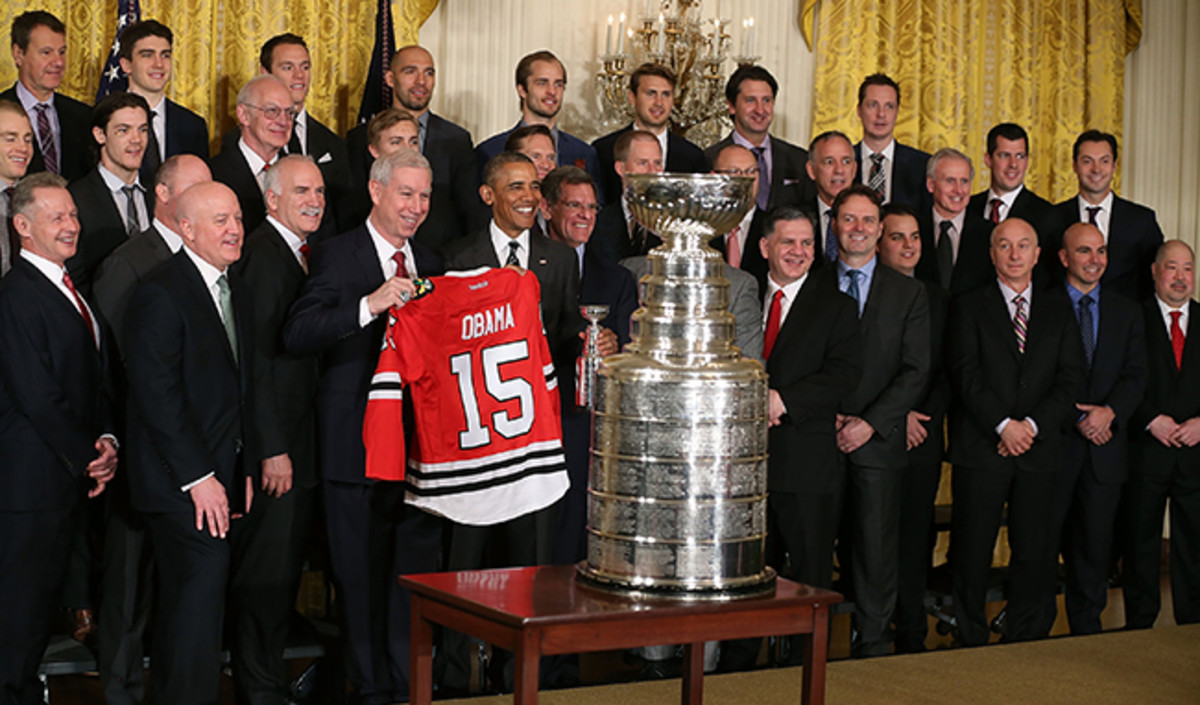 Blackhawks Celebrate Stanley Cup Title at White House - SI Kids