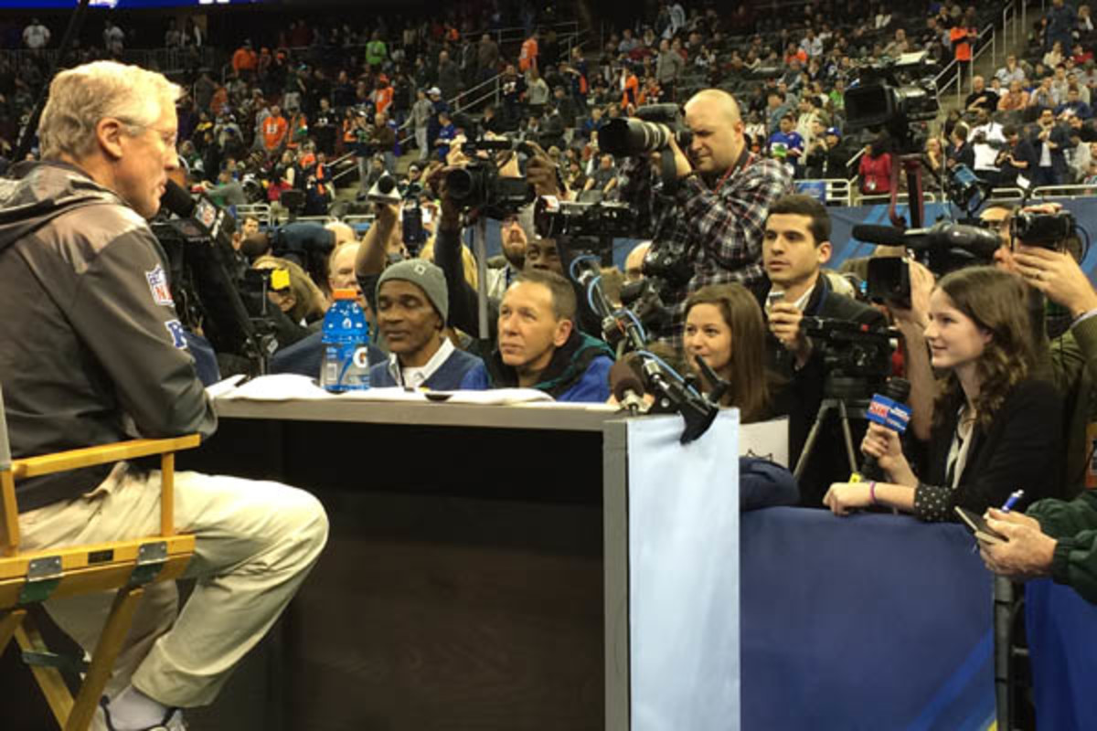 super bowl xlviii media day pete carroll seattle seahawks