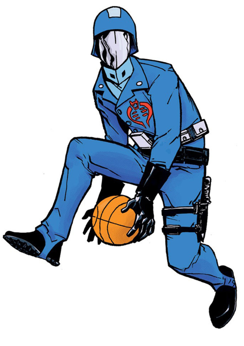 cobra commander gi joe basketball