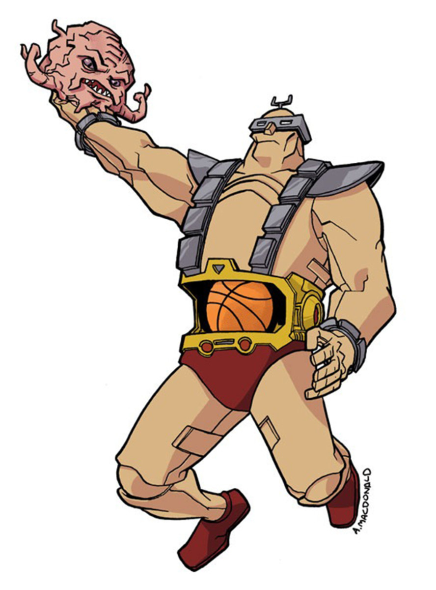 krang teenage mutant ninja turtles basketball