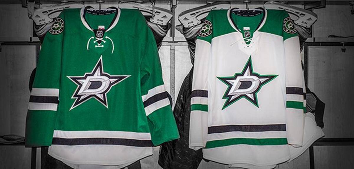 dallas stars jersey change