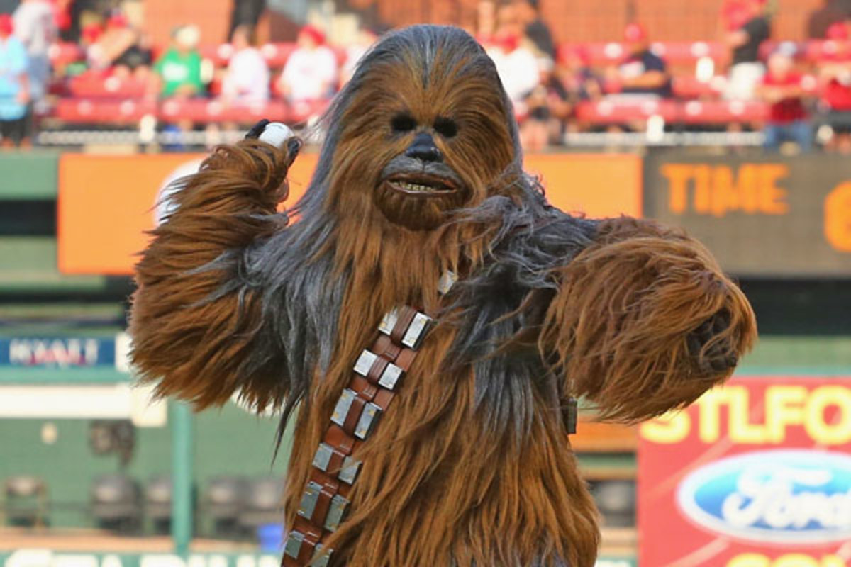 chewbacca star wars st. louis cardinals