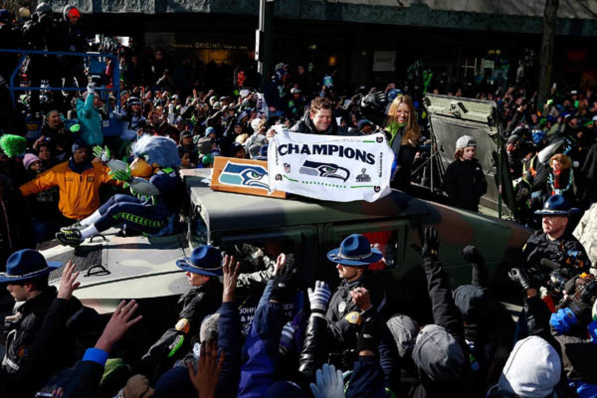 seattle seahawks super bowl xlviii parade