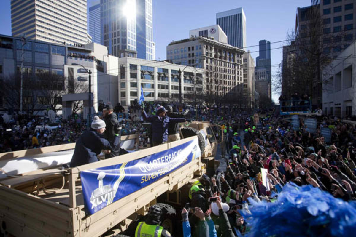 seattle seahawks super bowl xlviii parade