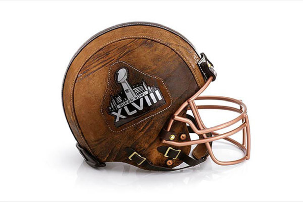 bloomingdale's helmet auction billy reid super bowl xlviii