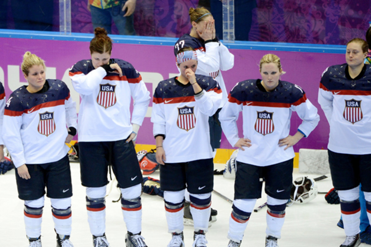 team usa women's hockey silver medal sochi