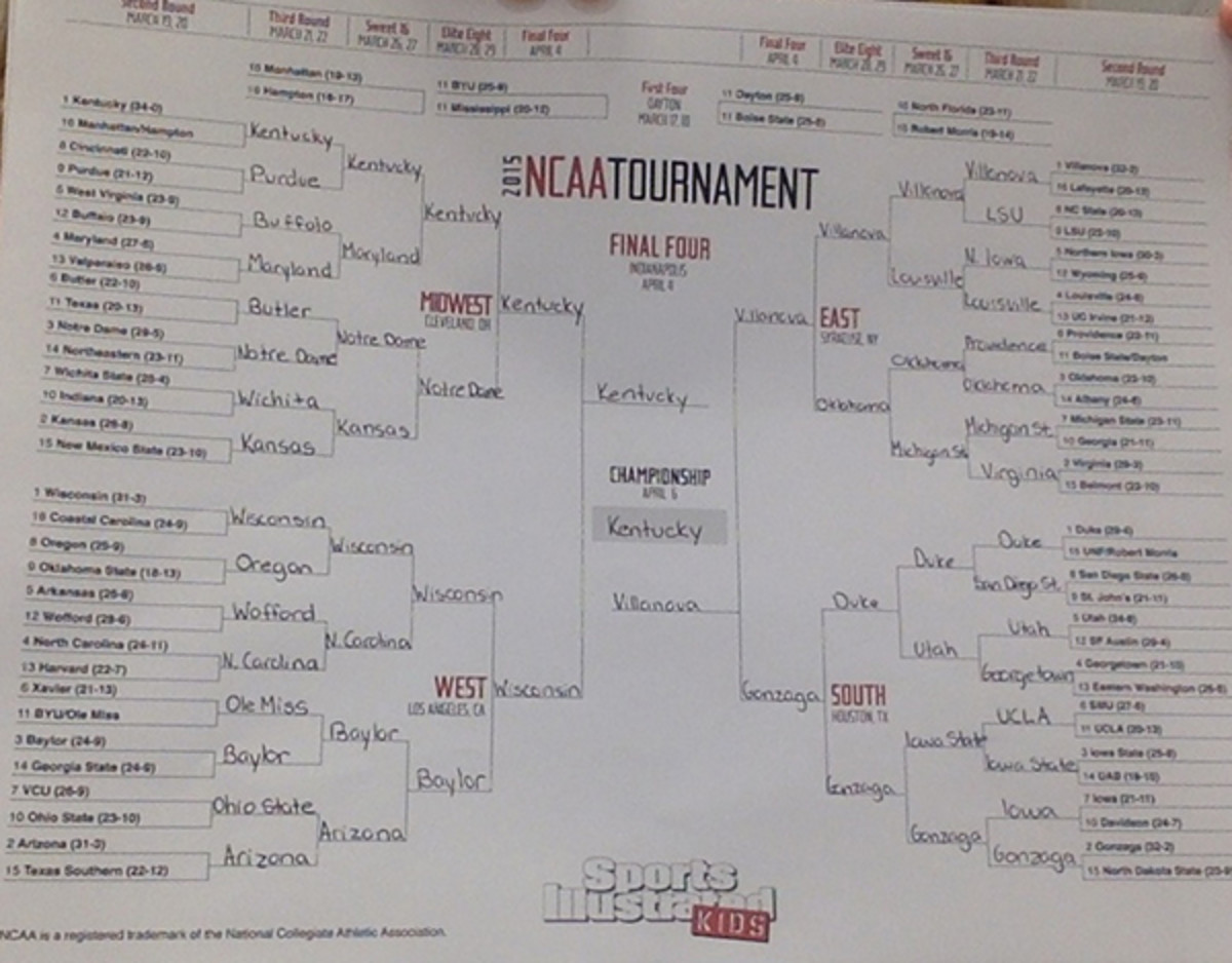 march madness bracket olivia d'angelo