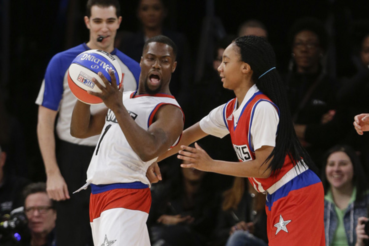 nba all-star game 2015 day 1 mo'ne kevin hart