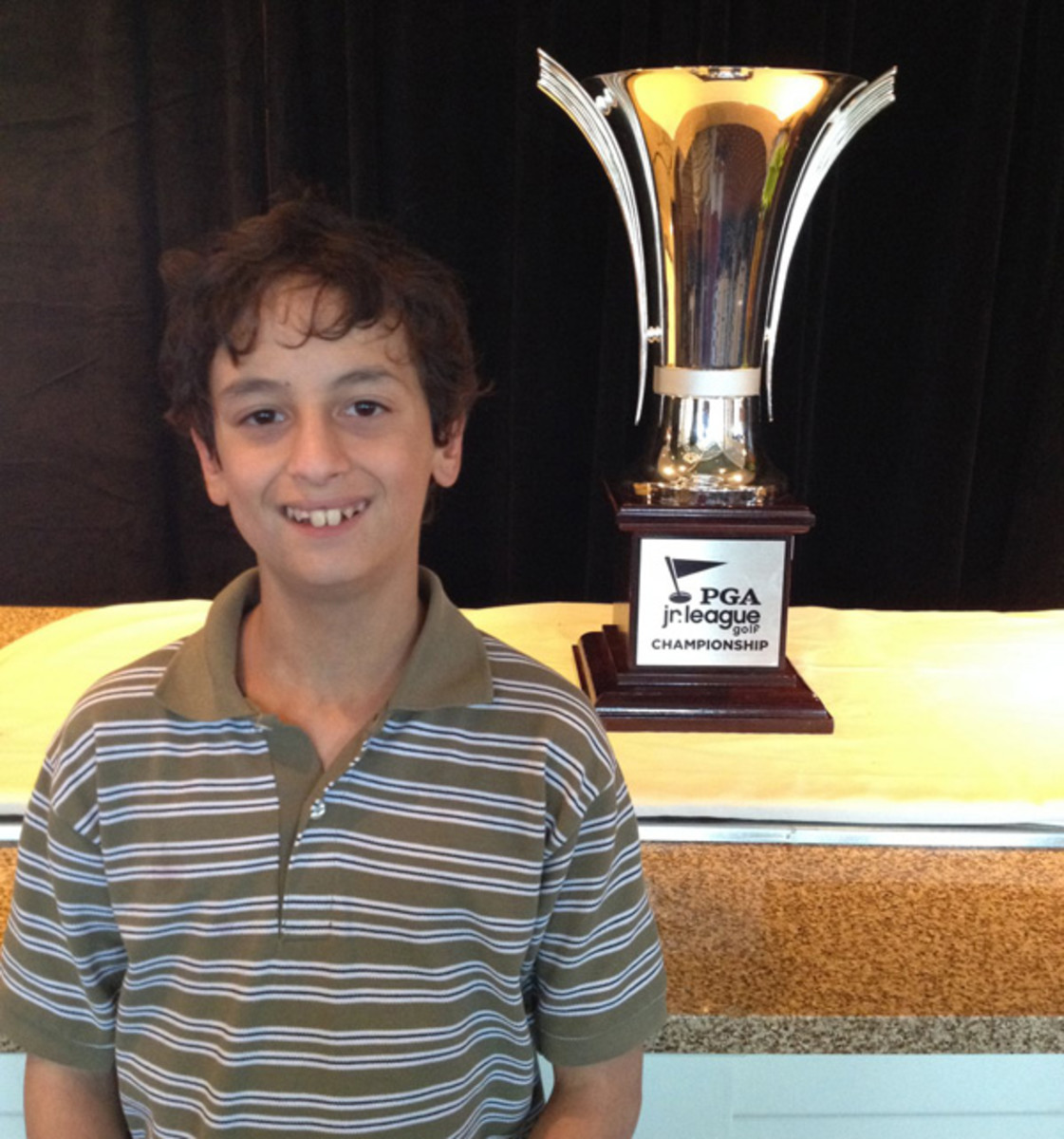 pga junior league golf championship trophy