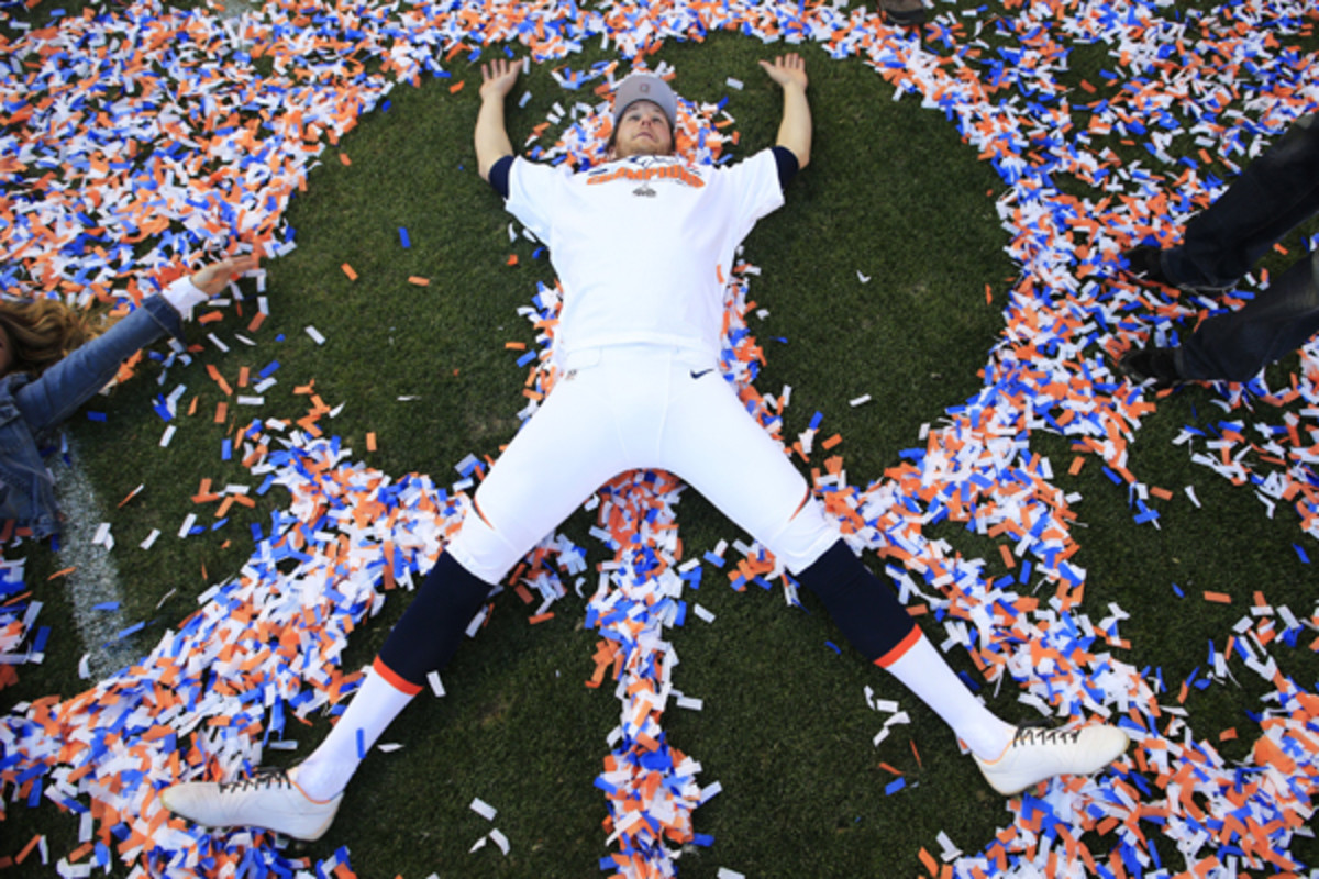 afc championship denver broncos confetti