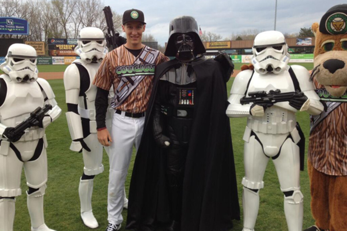 star wars baseball 2014 kane county cougars