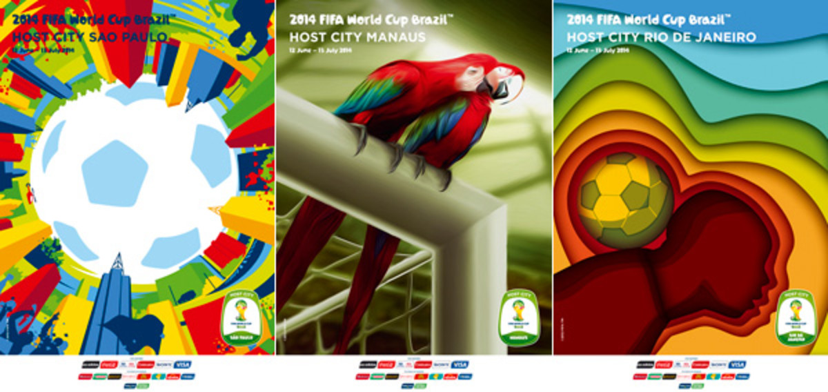 world cup 2014 host cities posters