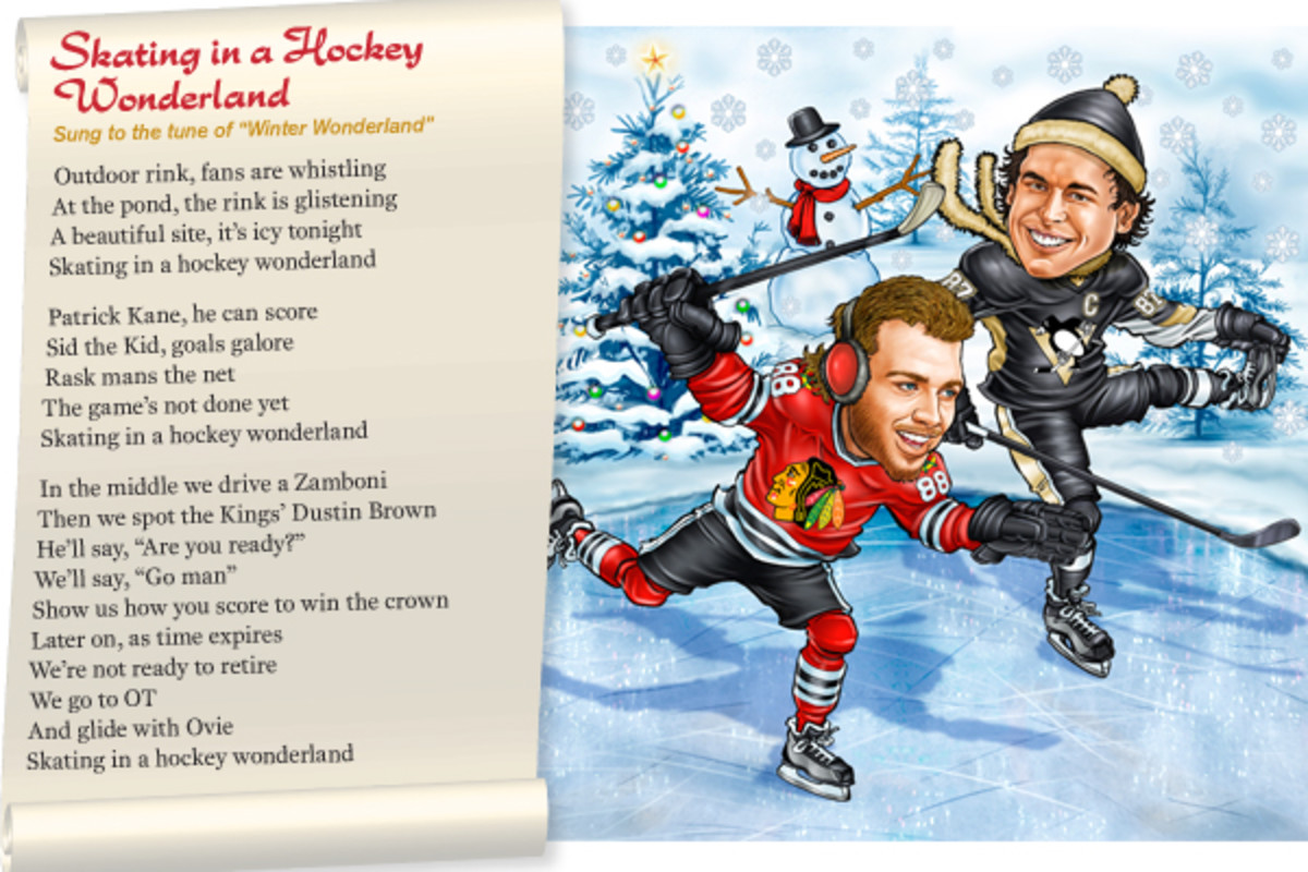 holiday songs hockey wonderland