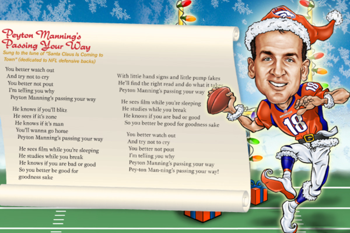 peyton manning holiday song