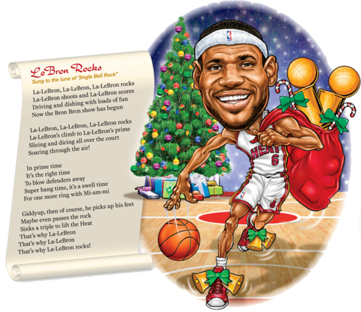 holiday songs lebron rocks