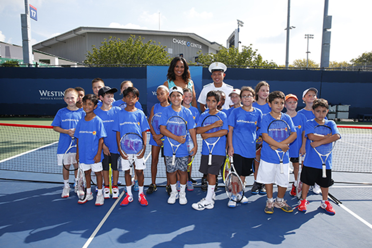 laila ali boxing tennis us open