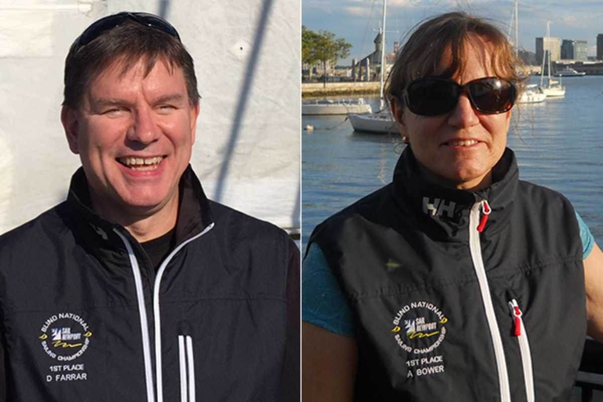 blind sailing champions duane farrar amy bower