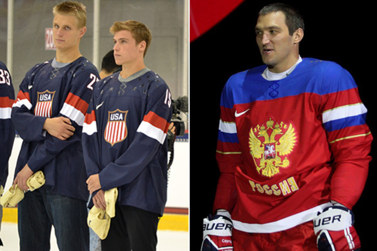 team usa team russia 2014 olympic jerseys