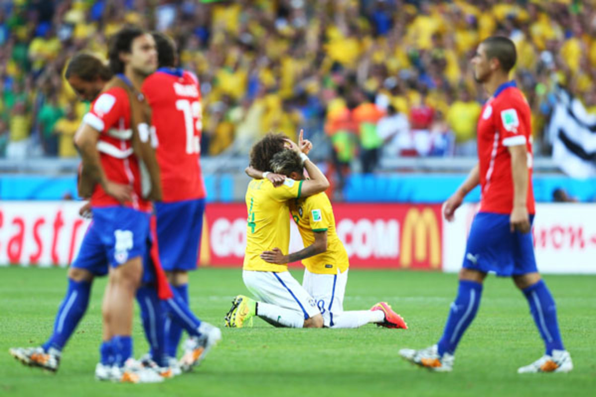 2014 world cup brazil chile knockout round