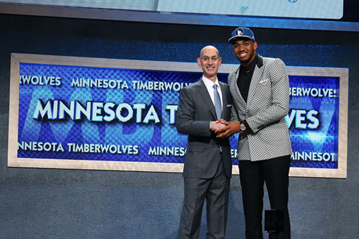 2015 nba draft winners towns