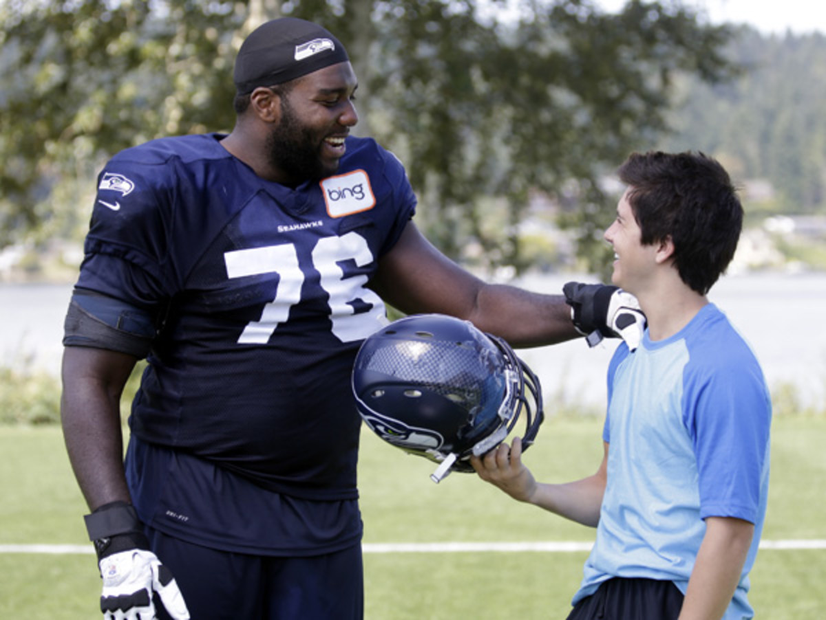 billy unger and seahawks russell okung