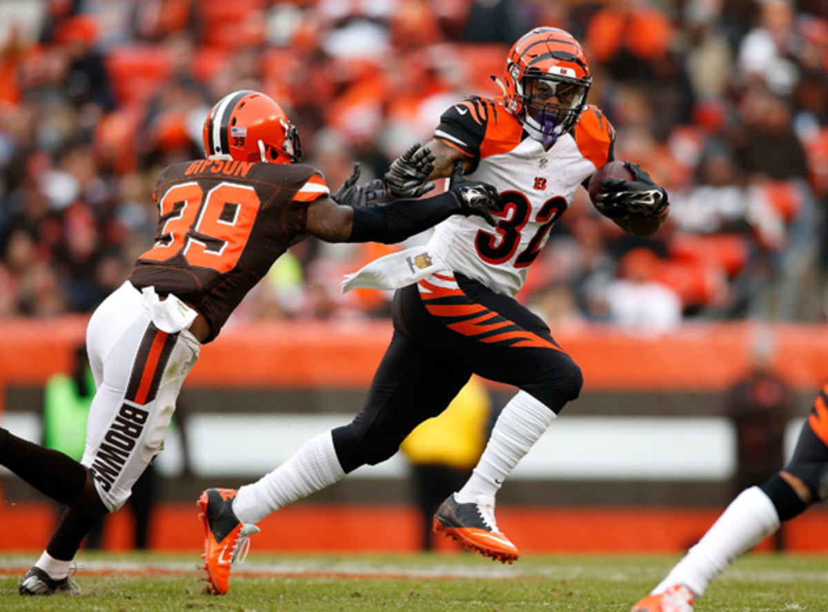 fantasy football 2015 week 14 risers and sliders jeremy hill