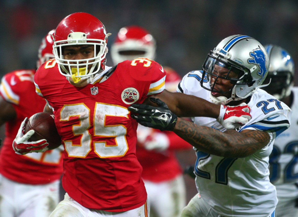 fantasy football 2015 week 9 risers sliders charcandrick west