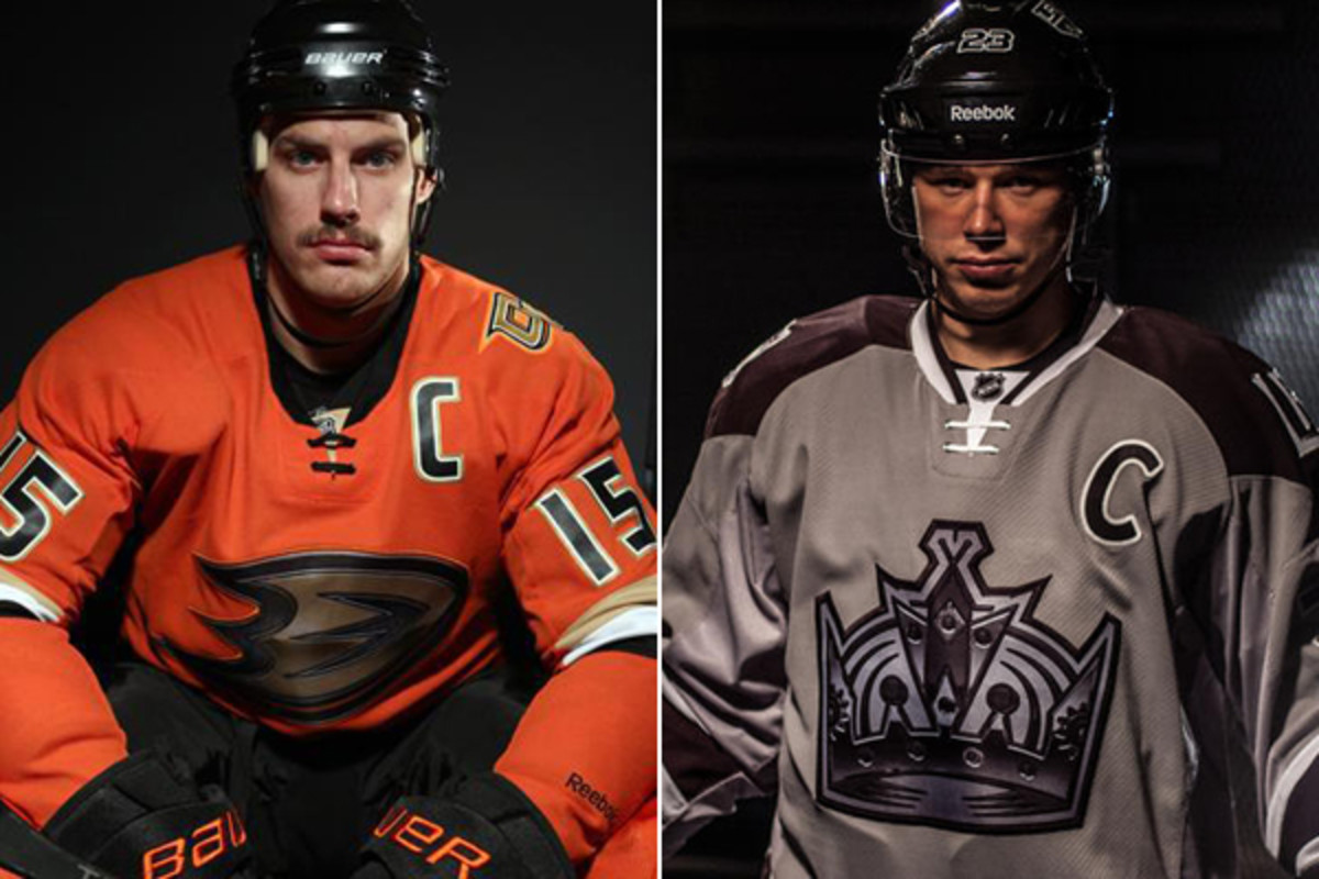 anaheim ducks los angeles kings stadium series jerseys