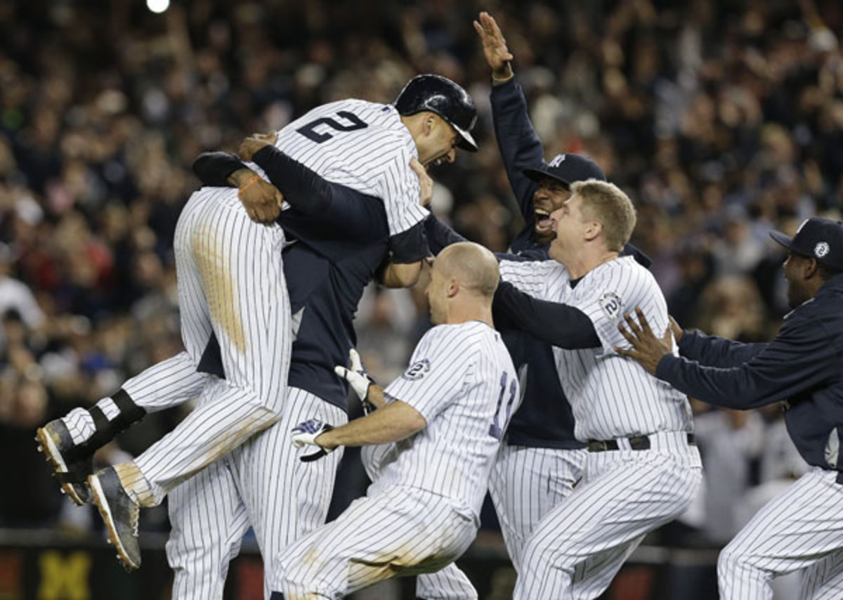 derek jeter walk off final game yankee stadium