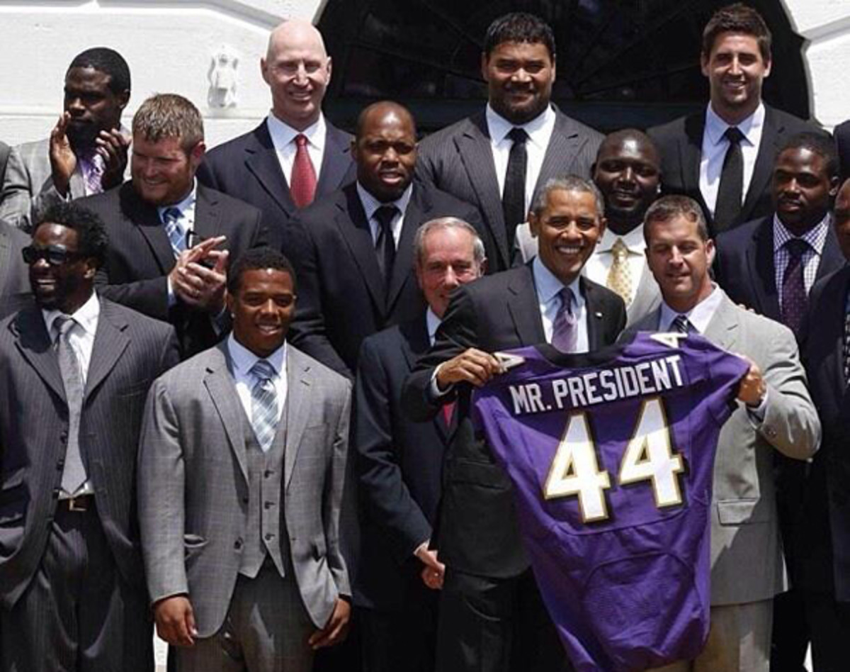 president barack obama baltimore ravens white house