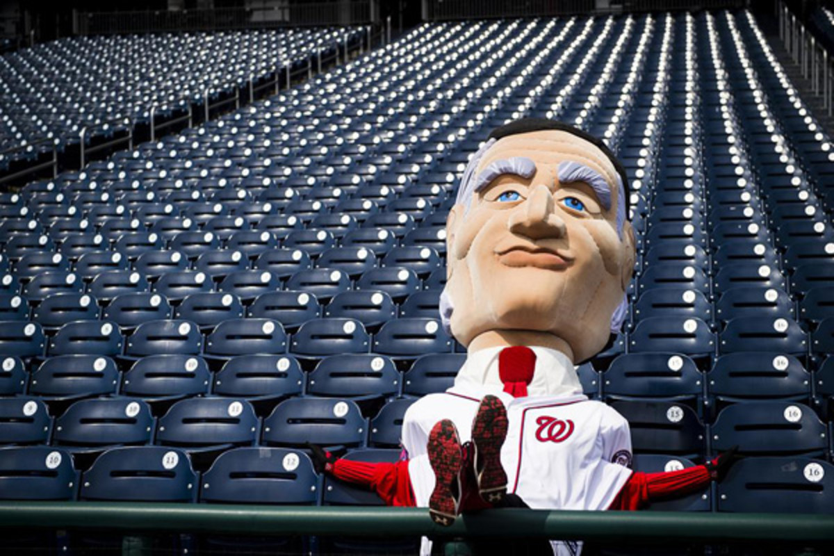 Washington Nationals mascot presidential race