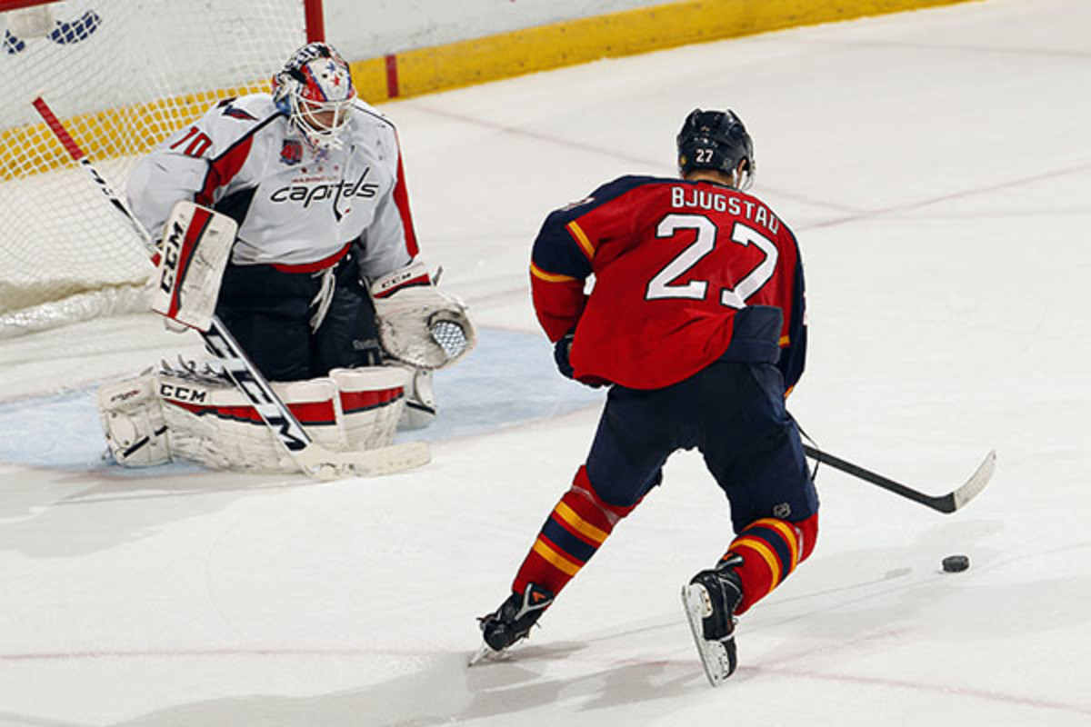 capitals panthers shootout Nick Bjugstad